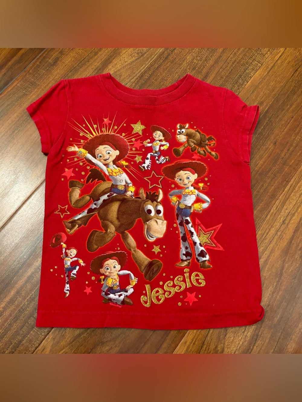 Disney Pixar Toy Story Jessie red shirt sleeve tee shirt